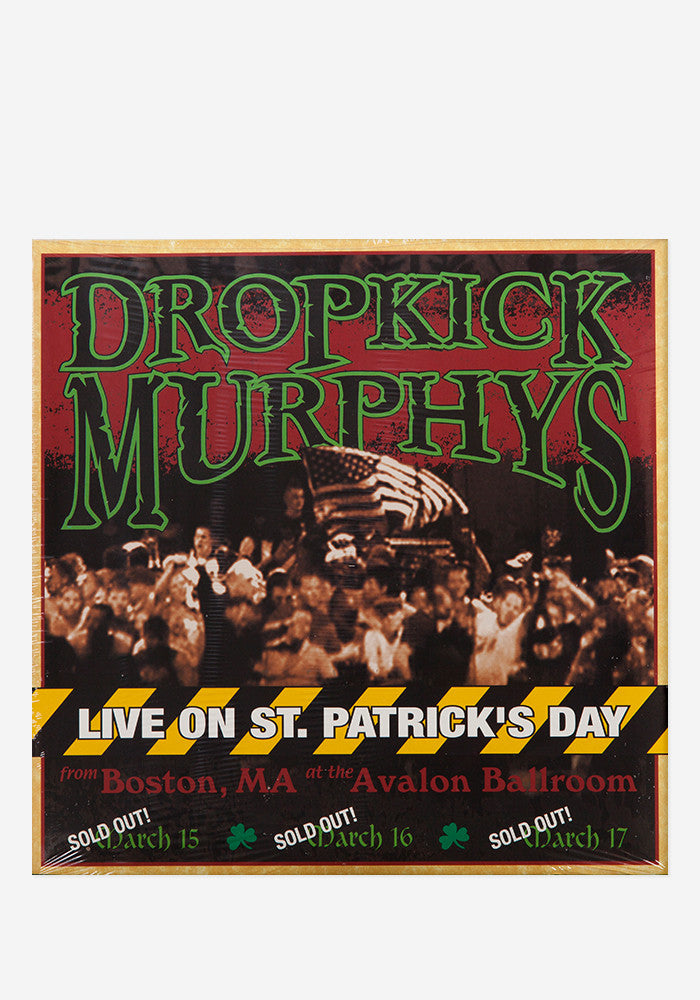 THE DROPKICK MURPHYS Live on St. Patrick's Day from Boston, MA 2 LP