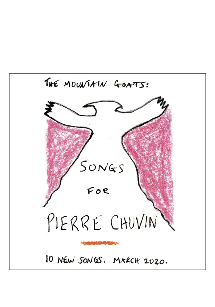 THE MOUNTAIN GOATS Songs For Pierre Chuvin Autographed LP (Color)