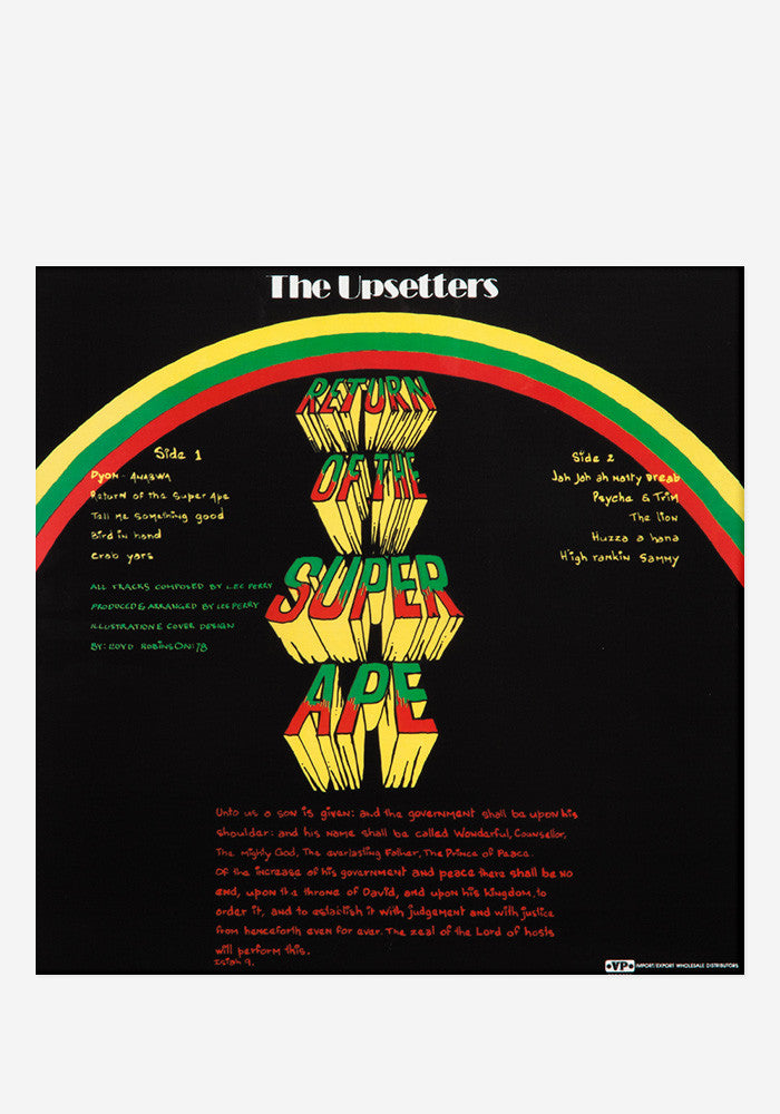 THE UPSETTERS (LEE 'SCRATCH' PERRY) Return Of The Super Ape Exclusive LP