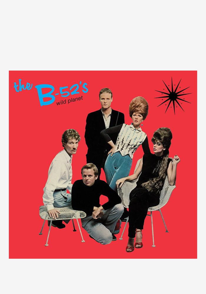 THE B-52'S Wild Planet LP (Clear w/ Blue Splatter)
