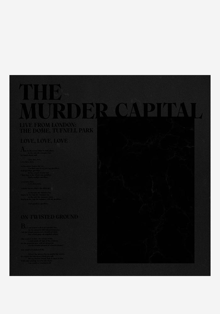 THE MURDER CAPITAL Live From London: The Dome, Tufnell Park 12" Single