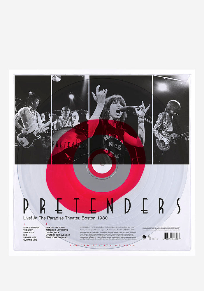 THE PRETENDERS Live! At The Paradise LP (Color)