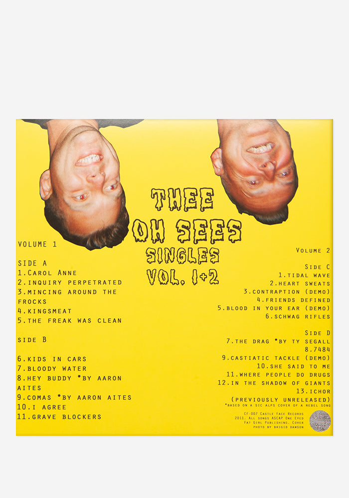 THEE OH SEES Singles Collection 1 & 2 Exclusive 2LP