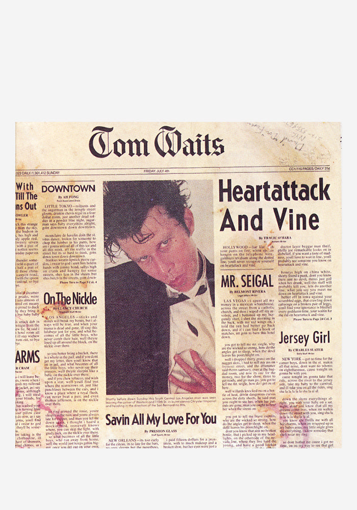 TOM WAITS Heartattack And Vine LP (Color)