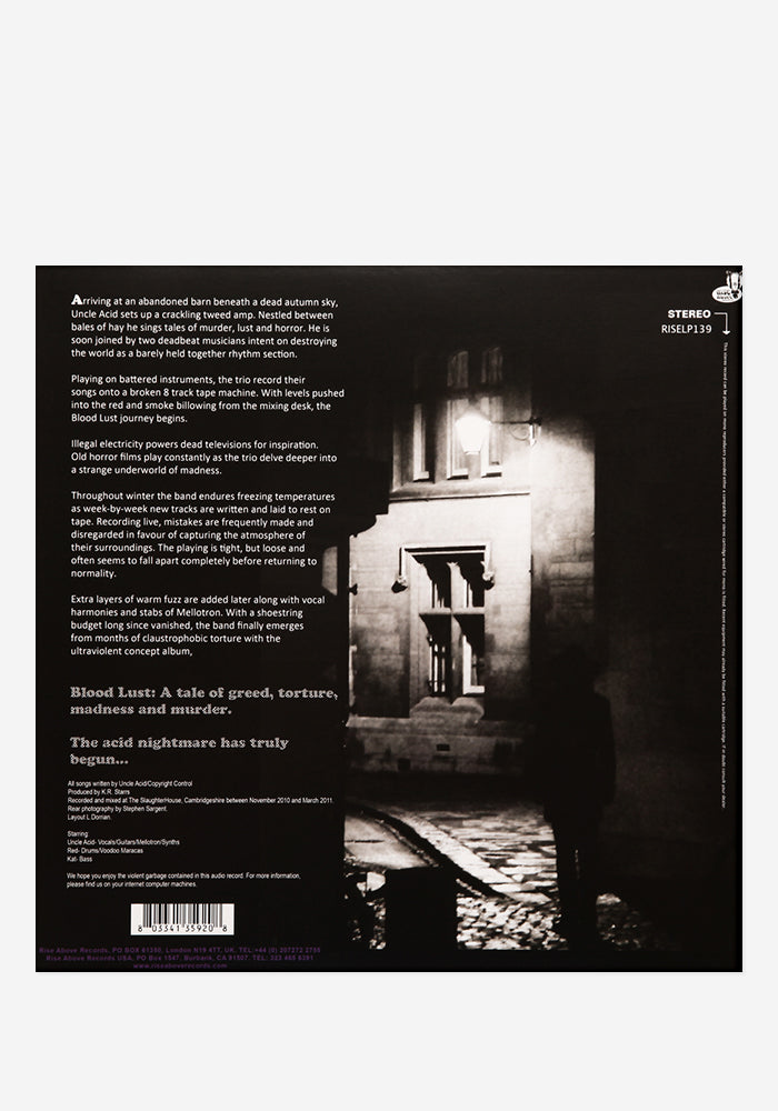 UNCLE ACID AND THE DEADBEATS Blood Lust Exclusive LP