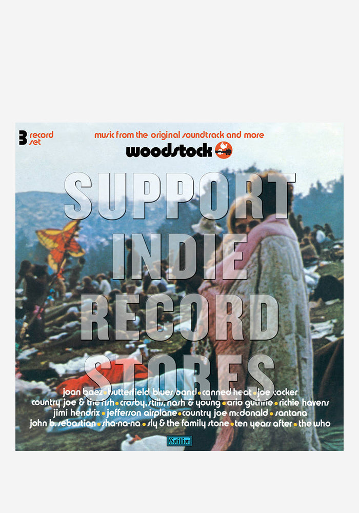 VARIOUS ARTISTS Woodstock Mono PA Version 3LP
