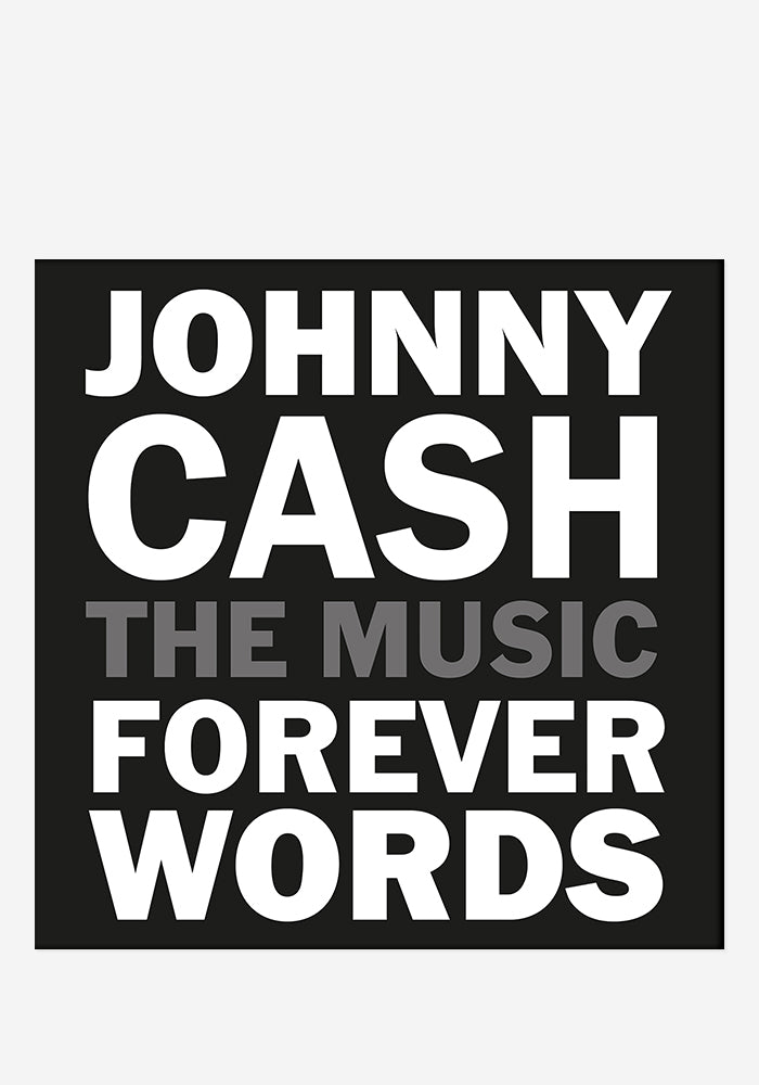 VARIOUS ARTISTS Johnny Cash Forever Words With Autographed CD Booklet