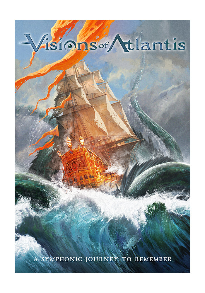 VISIONS OF ATLANTIS A Symphonic Journey To Remember CD/DVD/Blu-Ray (Autographed)