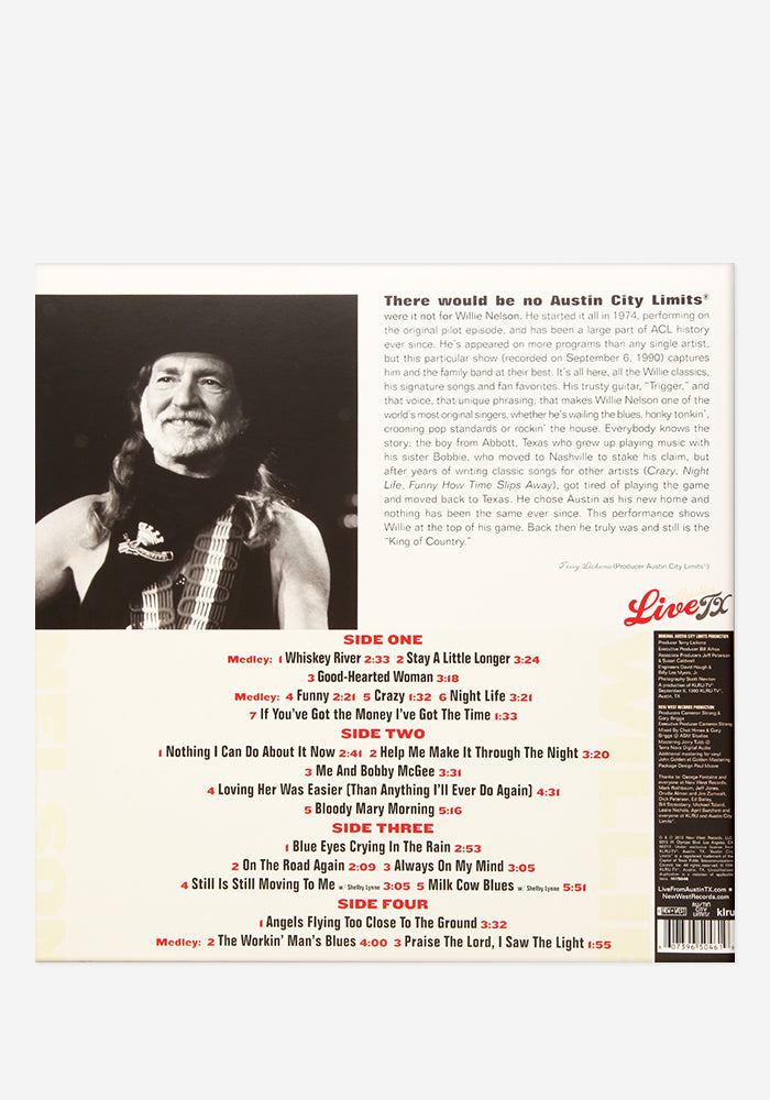 WILLIE NELSON Willie Nelson Live From Austin, TX Exclusive 2LP