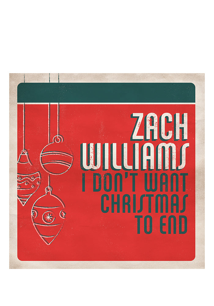 ZACH WILLIAMS I Don't Want Christmas To End CD (Autographed)
